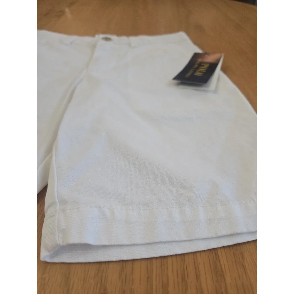 Polo Ralph Lauren Boys 5T 5 Chino White Shorts NWT Summer Beachy Vacation